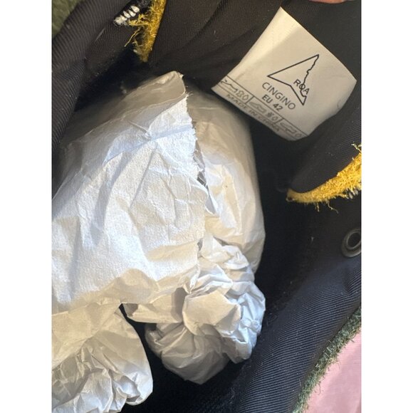 ROA Hiking Cingino Sneakers in Olive & Yellow 42 Mens New with Box Shoes - Picture 10 of 16